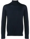 Barba Napoli Barba Turtleneck Jumper - Blue In Blue