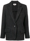 Isabel Marant Étoile Isabel Marant Etoile Black Charly Boyish Blazer In Black