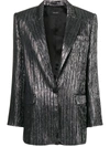 ISABEL MARANT ISABEL MARANT PLISSÉ BLAZER - SILVER