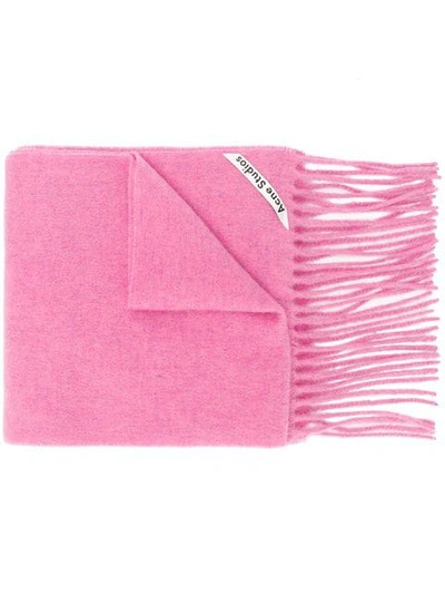 Acne Studios Canada New羊毛围巾 In Pink