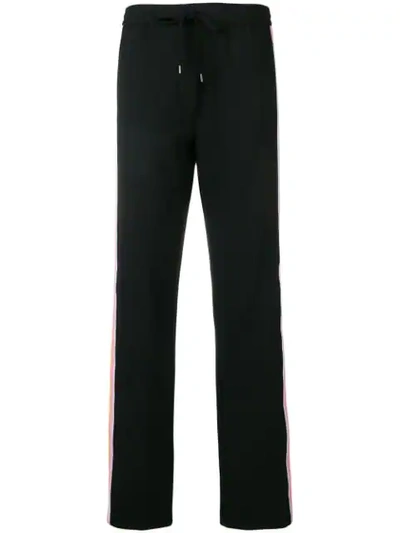 N°21 Side Stripe Drawstring Trousers In Black