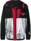Marcelo Burlon County Of Milan Marcelo Burlon X Nba Bulls Windbreaker Jacket - Black In Black
