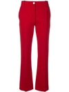 VALENTINO VALENTINO 喇叭西裤 - 红色