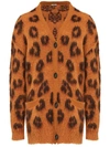 MIU MIU CARDIGAN MIT LEOPARDENMUSTER