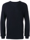 Z ZEGNA LONG-SLEEVE FITTED SWEATER