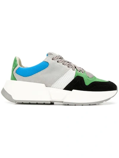 Mm6 Maison Margiela Classic Chunky Trainers In H7150 Grey/multicolour