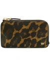 TOM FORD LEOPARD ZIP WALLET