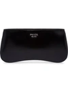 PRADA PRADA CROSS BODY CLUTCH BAG - BLACK