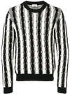 SAINT LAURENT STRIPED SWEATER