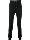 Balmain Biker Sweatpants In Black In Black