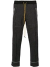 RHUDE polka dot track trousers