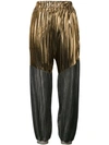 ATU BODY COUTURE PLEATED TAPERED TROUSERS