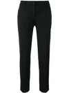 Dolce & Gabbana Lace-detail Tailored Trousers In Black
