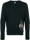 LOEWE LOEWE CHARLES RENNIE MACKINTOSH SWEATSHIRT - BLACK