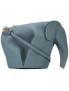 LOEWE LOEWE ELEPHANT CROSSBODY BAG - BLUE