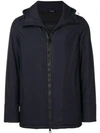 Dell'oglio Padded Rain Jacket In Blue
