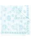 ALEXANDER MCQUEEN SKULL SCARF