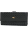 BOTTEGA VENETA INTRECCIATO CONTINENTAL WALLET