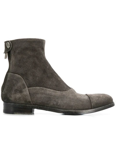 Alberto Fasciani Ankle Boots In Grey