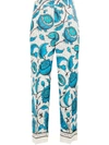 GUCCI FLORAL PRINT STRAIGHT TROUSERS