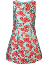 ALICE AND OLIVIA LINDSEY FLORAL PRINT DRESS