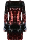 TALBOT RUNHOF LORENA SEQUIN MINI DRESS