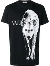 VALENTINO VALENTINO 印花T恤 - 黑色