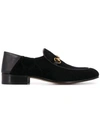 Gucci Mister Gg Supreme Logo-jacqaurd Velvet Loafers In Nero/ Nero