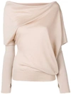 TOM FORD ASYMMETRIC KNITTED BLOUSE