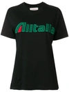 Alberta Ferretti Embroidered T-shirt In Black
