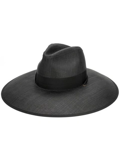 Gucci Wide-brimmed Hat In Black