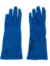 GUCCI FLORAL LACE GLOVES