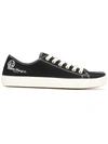 Maison Margiela Black Canvas Pollock Tabi Sneakers In Black