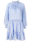 3.1 PHILLIP LIM / フィリップ リム 3.1 PHILLIP LIM 条纹长袖连衣裙 - 蓝色