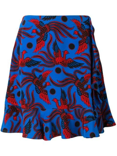 KENZO BIRD PRINT SKIRT 