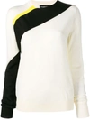 CALVIN KLEIN 205W39NYC DIAGONAL STRIPE JUMPER