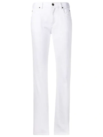Calvin Klein 205w39nyc Straight Leg Jeans In White