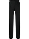 Valentino Vltnstar-print Side-stripe Track Pants In Black