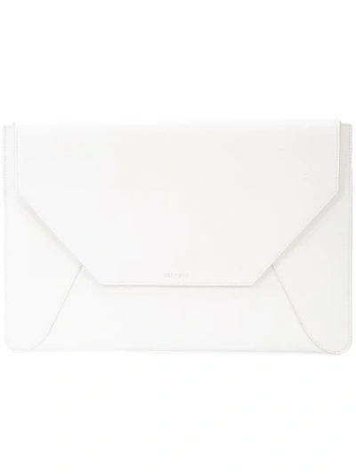 Senreve Envelope Clutch Bag In White