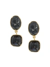 GOOSSENS TWO CABOCHONS EARRINGS