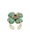 Goossens Trèfle Ring In Green