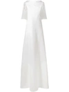 GIVENCHY SLEEVELESS CAPE GOWN