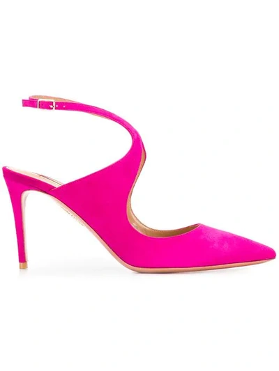 Aquazzura Talana Pointed Pumps In Pink