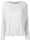 VINCE STRIPED KNIT JUMPER