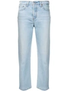 LEVI'S STRAIGHT CROPPED JEANS