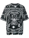 Ktz Church Printed T-shirt In Black