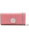 MICHAEL MICHAEL KORS FLORAL EMBELLISHED CLUTCH BAG