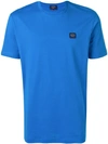 Paul & Shark Blue Logo Cotton T-shirt In Blue
