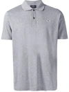 Paul & Shark Embroidered Logo Polo Shirt In Grey