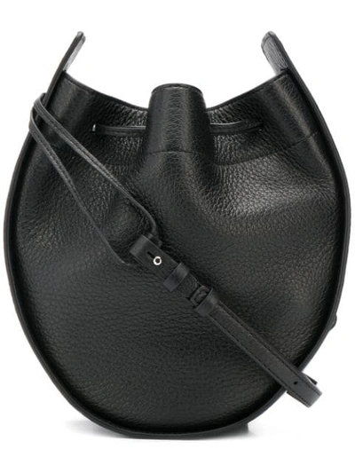 The Row Round Bucket Bag In Black